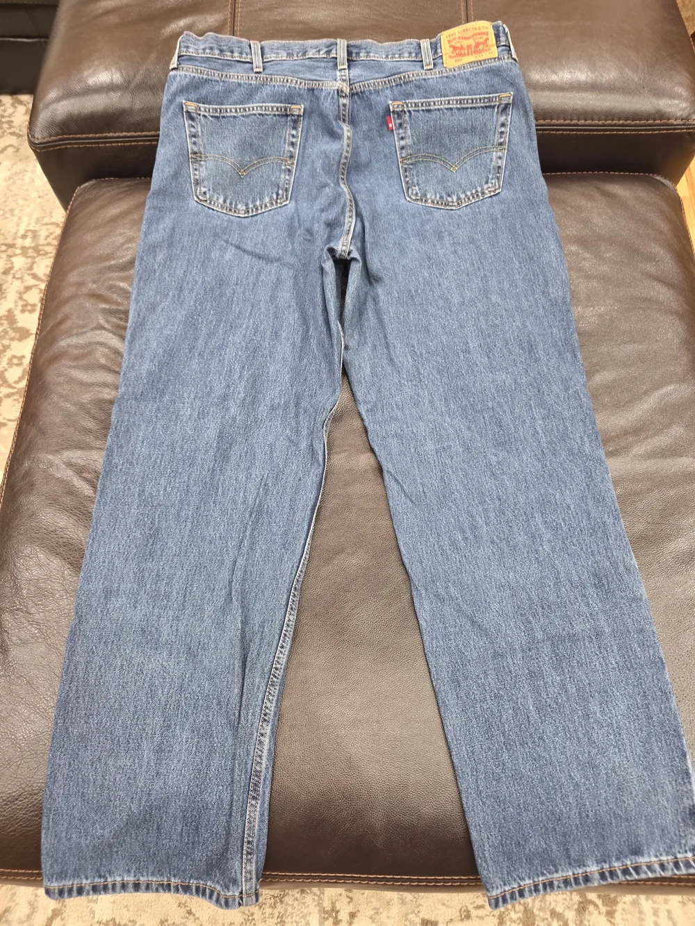 Levi's Men's Straight Jeans in Blue Denim  Classic Fit Lot Of 4 Duplicates 42/33